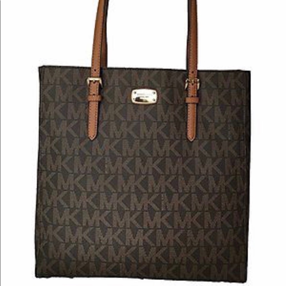 🎉HP🎉 Michael Kors Brown Jet Set Travel Tote